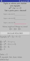 Bhaskara Calculadora imagem de tela 1