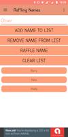 Raffle: Names and Numbers screenshot 1