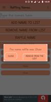 Raffle: Names and Numbers capture d'écran 2