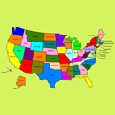USA Capital Cities and Map aplikacja