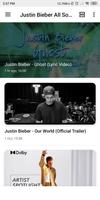 Justin Bieber Songs & Lyrics Screenshot 1