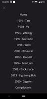 Pearl Jam discography screenshot 2