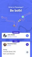 Komuti 🚘 Ride Sharing made ea poster
