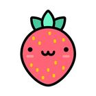 La fraise icône