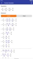 Fraction Calculator screenshot 1