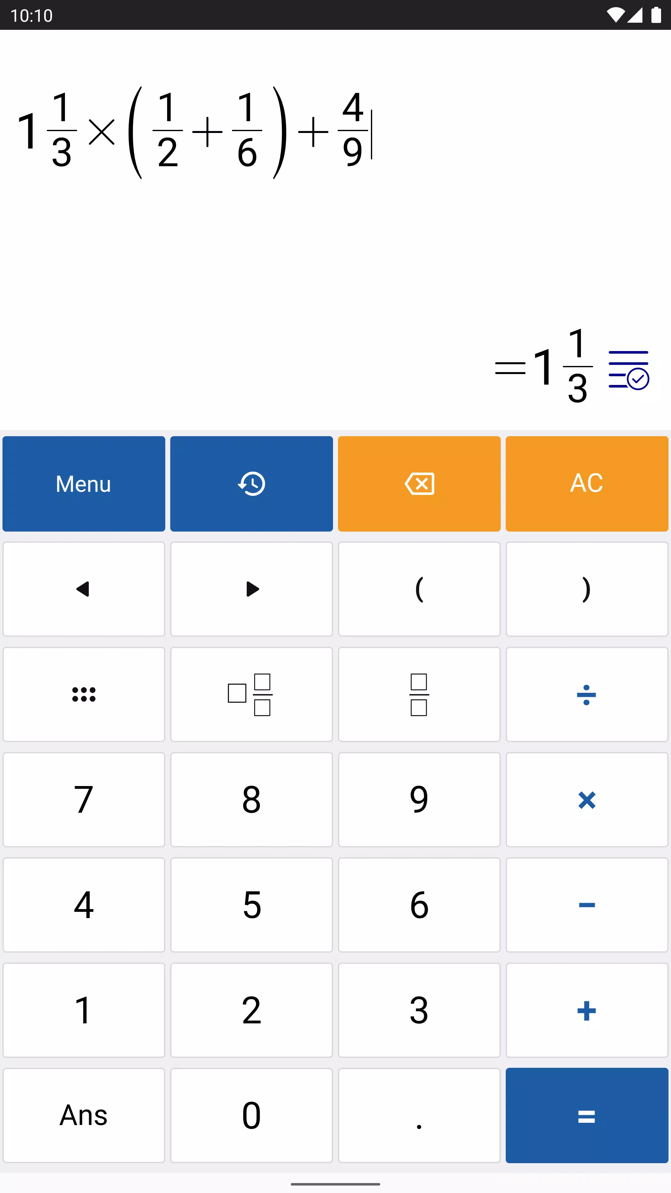 Download do APK de Calculadora de frações para Android