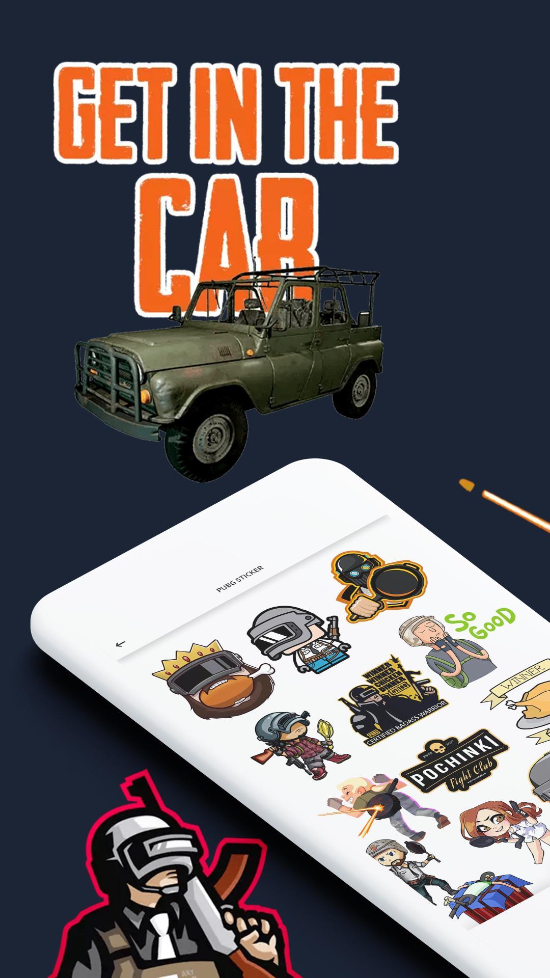 Pubg Stickers For Whatsapp Pubg Sticker Pack For Android Apk