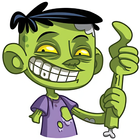 Logic puzzle games IQ zombie ícone