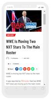 Wrestling News تصوير الشاشة 1