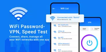 WiFi Password: VPN, Speed Test