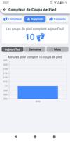 Compteur de Coups de Pied capture d'écran 1