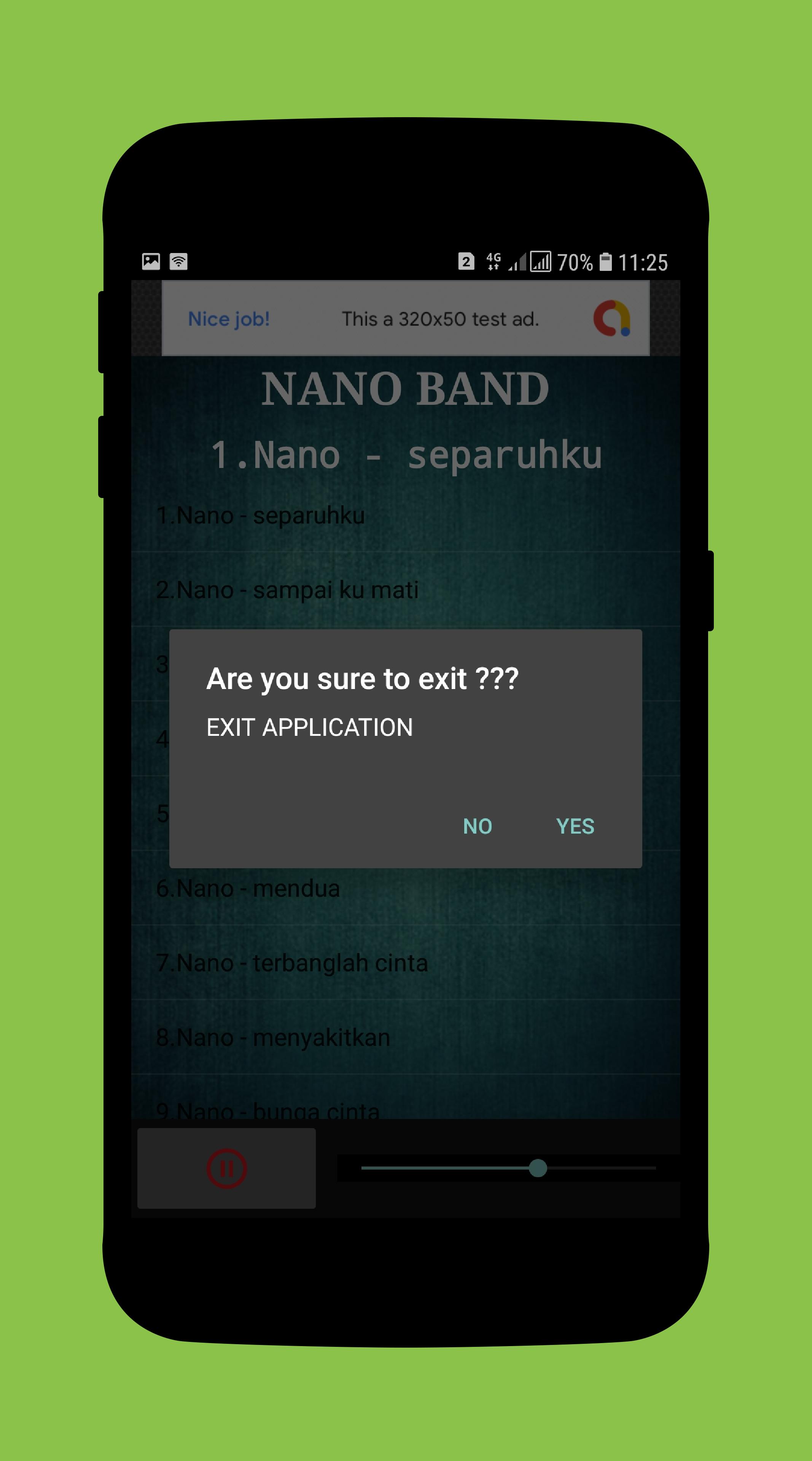 Download lagu separuhku nano band