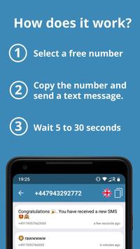 Receive SMS 海报