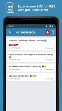 Receive SMS 截图 2