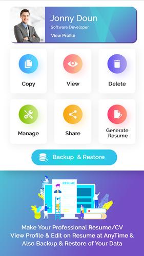 Resume Builder Free Cv Maker With Pdf Word Format For Android Apk Download