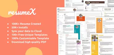 ResumeX: cv resume maker app