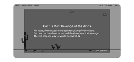 Cactus Run: The Dinos' revenge Plakat