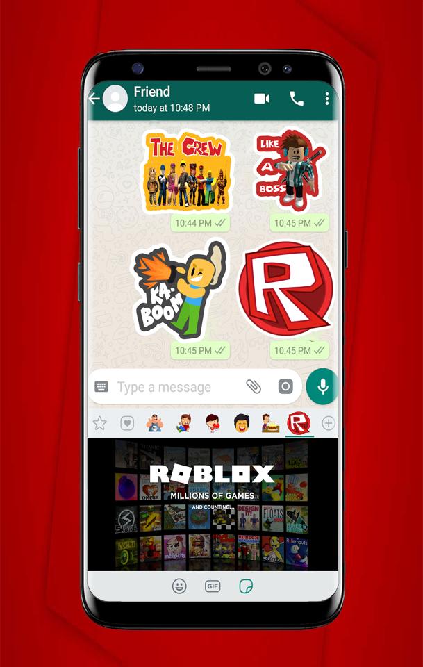 Roblox Stickers For Whatsapp Wastickerapp For Android Apk Download