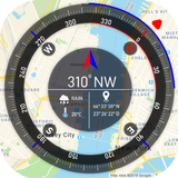 GPS Compass Map for Android icône
