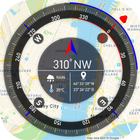 GPS Compass Map for Android أيقونة