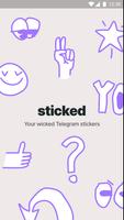Sticked - Telegram stickers Affiche