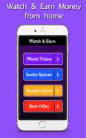 Watch Videos and Earn Money Affiche