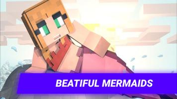 Mermaid mod for Minecraft poster