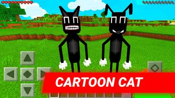 Mod Cartoon Cat for Minecraft الملصق