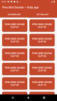 Peru-Vogel-Sounds ~ Sclip.app Plakat