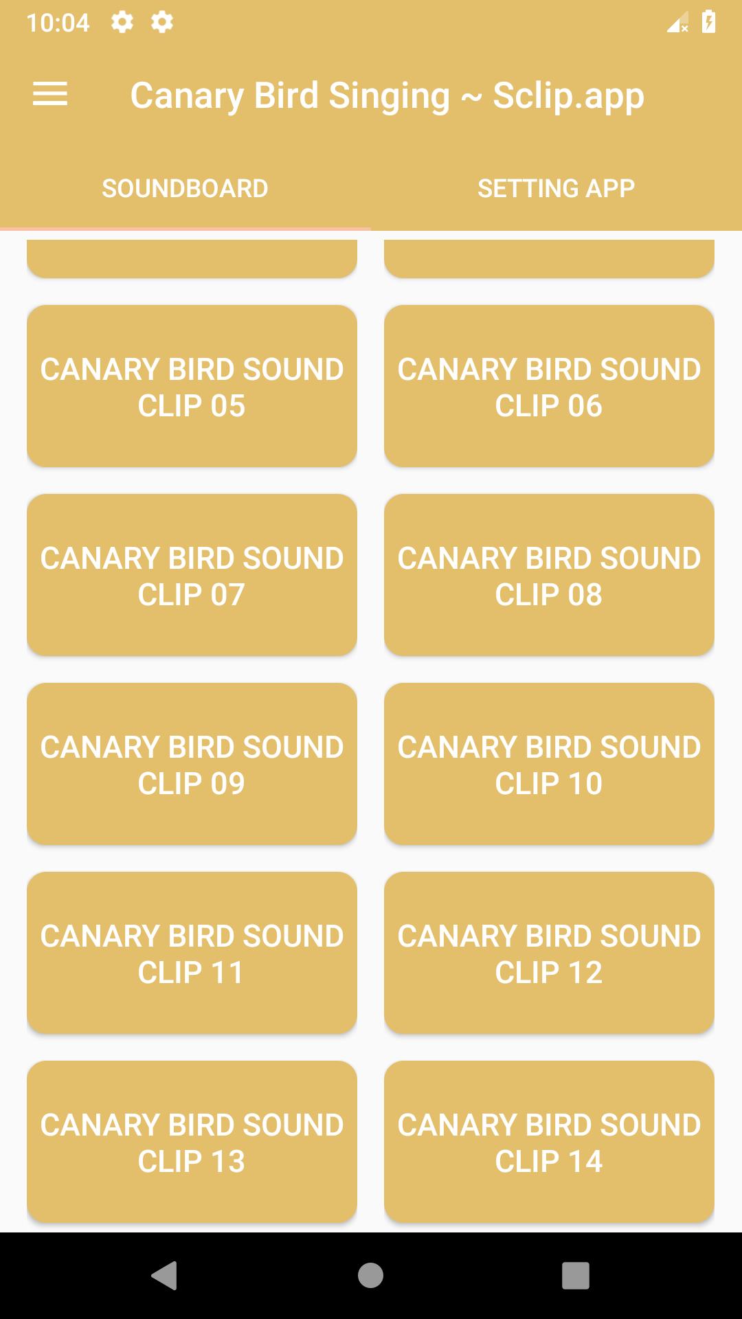 Android canary Android canary