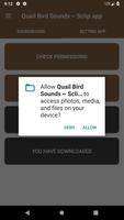 Quail Bird Sounds ~ Sclip.app capture d'écran 1