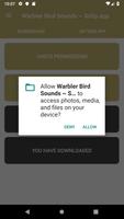 Warbler Bird Sound Collections ~ Sclip.app تصوير الشاشة 1