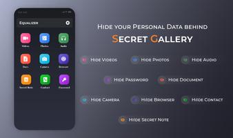 Secret Gallery - Hide Photo Video and Contacts capture d'écran 3
