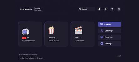 Smarters IPTV الملصق