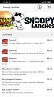 Snoopy Lanches Affiche