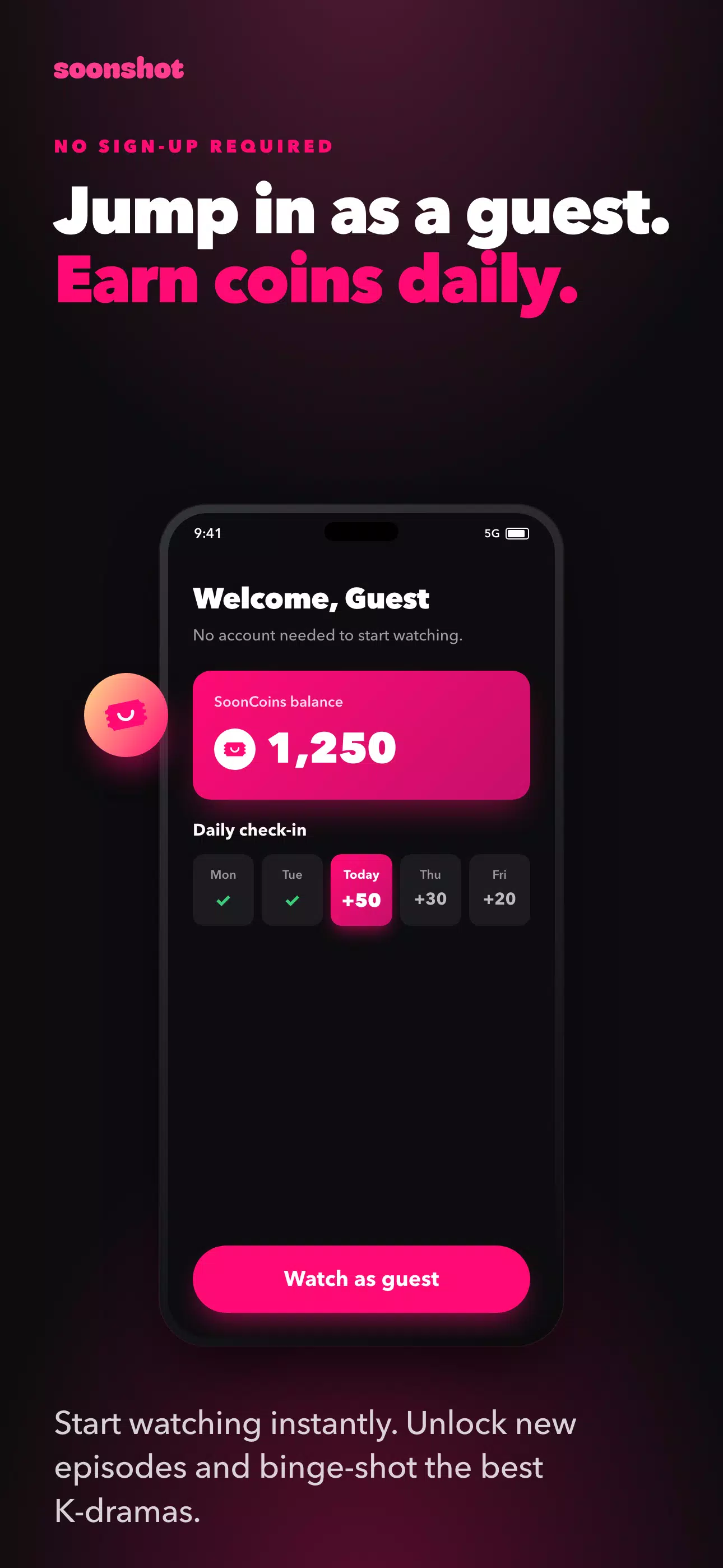 Soonshot screenshot