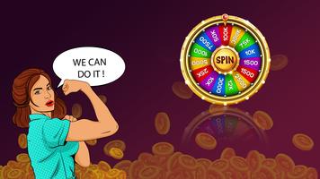 Spin To Win Earn Money Affiche