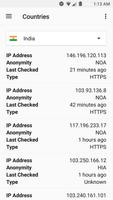 Proxy List syot layar 1