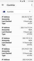 Proxy List syot layar 2