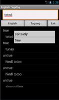 English Tagalog Dictionary Affiche
