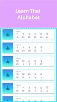 Learn Thai Alphabet Writing poster