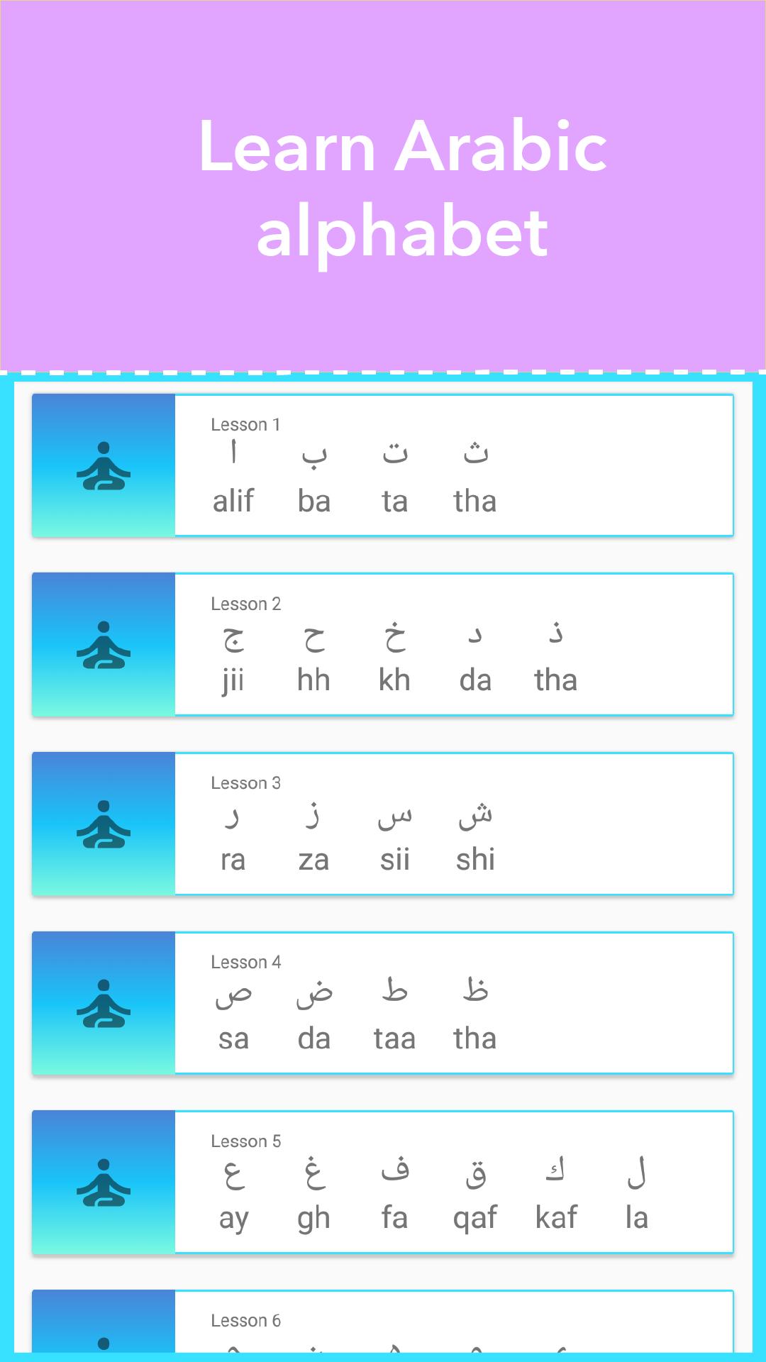 Learn Arabic Alphabet / Alphabet Quran Writing for Android - APK