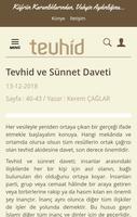 1 Schermata Tevhid Dergisi