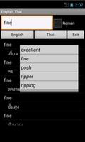 Thai English Dictionary Cartaz