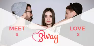 3way: Dreier-Dating, Flirt-App