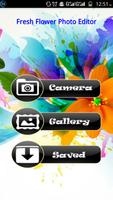 Fresh Flower Photo Editor постер