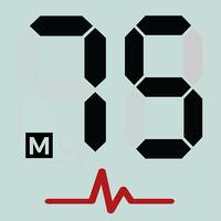 برنامه‌نما Finger Heart Rate Monitor عکس از صفحه
