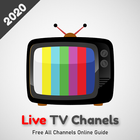 Live TV Channels Free Online Guide आइकन