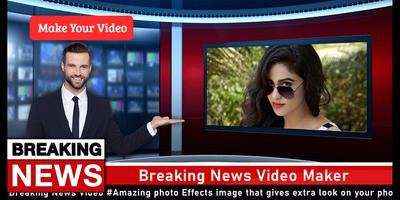 Breaking News Video Maker - Video Status Maker ảnh chụp màn hình 1