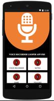 Voice Recorder Looper App Free ポスター